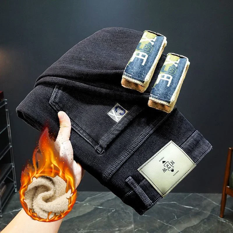 بنطلون جينز رجالي دافئ وسميك ب - مراجعة Streetwear Brand Denim وسعره