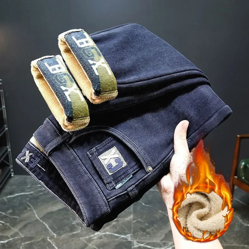 بنطلون جينز رجالي دافئ وسميك ب - مراجعة Streetwear Brand Denim وسعره